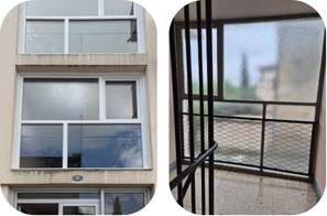 Menuiserie de parties communes d'un immeuble d'habitations